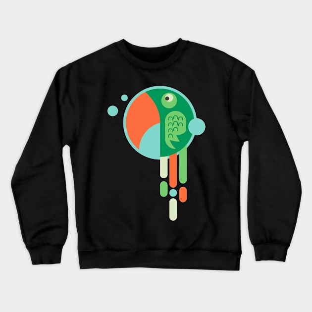 Digi Parrot Graphic T-Shirt Crewneck Sweatshirt by STARK Printing